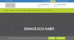 Desktop Screenshot of espace-eco-habitat.fr