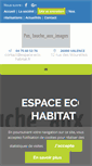 Mobile Screenshot of espace-eco-habitat.fr